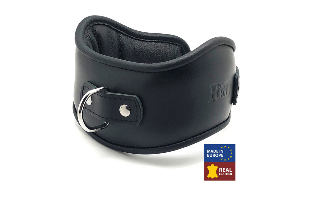 Leren Halsband - Zwart