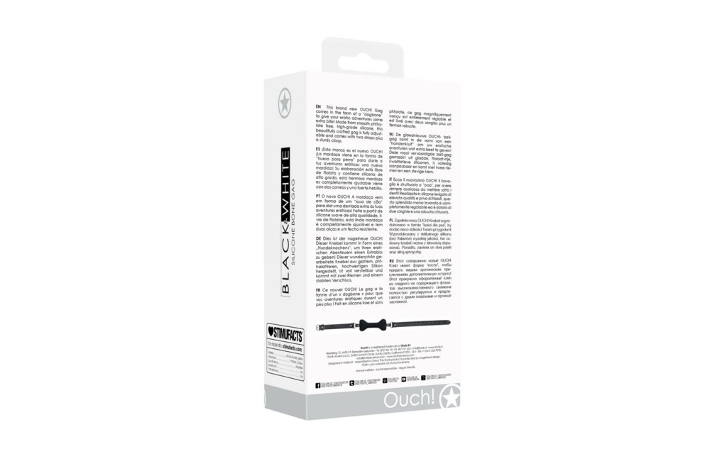 Silikon-Knochenknebel – Sicher, bequem Ouch! Ballknebel