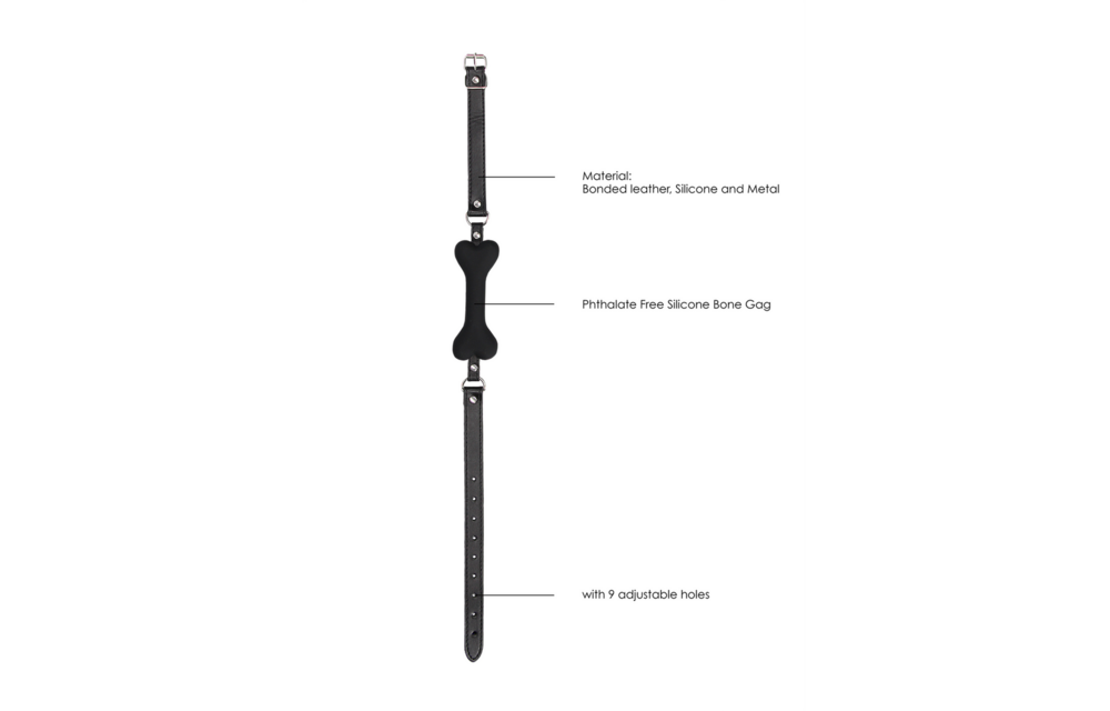 Silikon-Knochenknebel – Sicher, bequem Ouch! Ballknebel