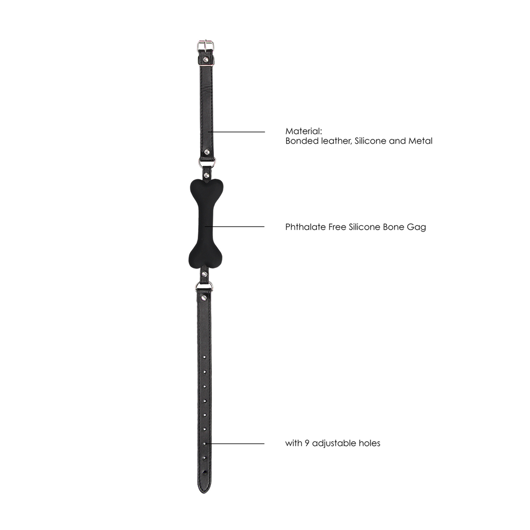 Silikon-Knochenknebel – Sicher, bequem Ouch! Ballknebel
