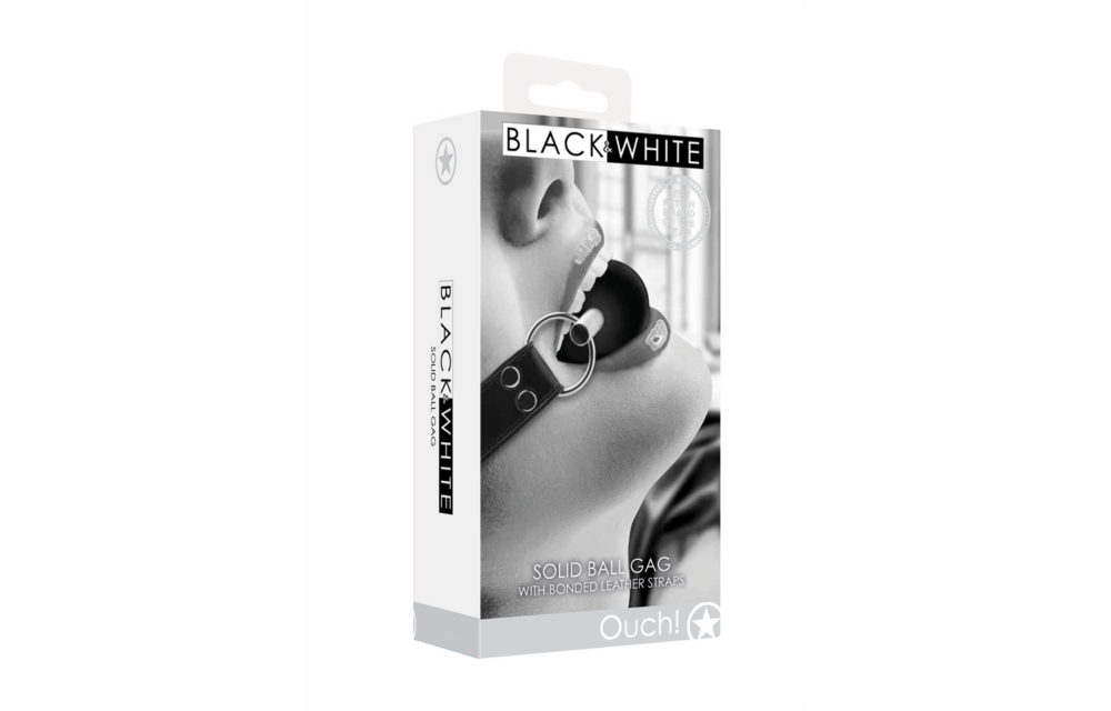 Solid Leather Ball Gag | Tough & Seductive Playtime Fun