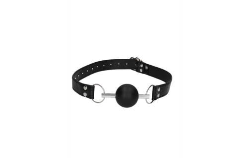 Massieve Ball Gag Van Leer | Stoer & Verleidelijk Speelplezier