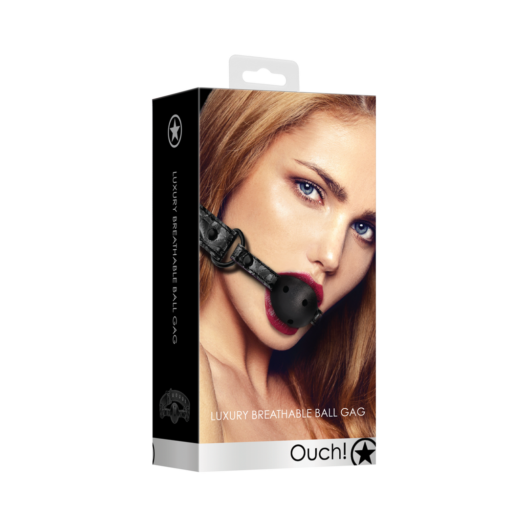 Breathable Ball Gag – Comfort & Control | Ouch! Bondage Gear