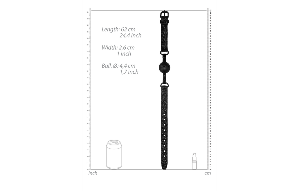 Atmungsaktiver Ballknebel – Komfort & Kontrolle | Ouch! Bondage Gear