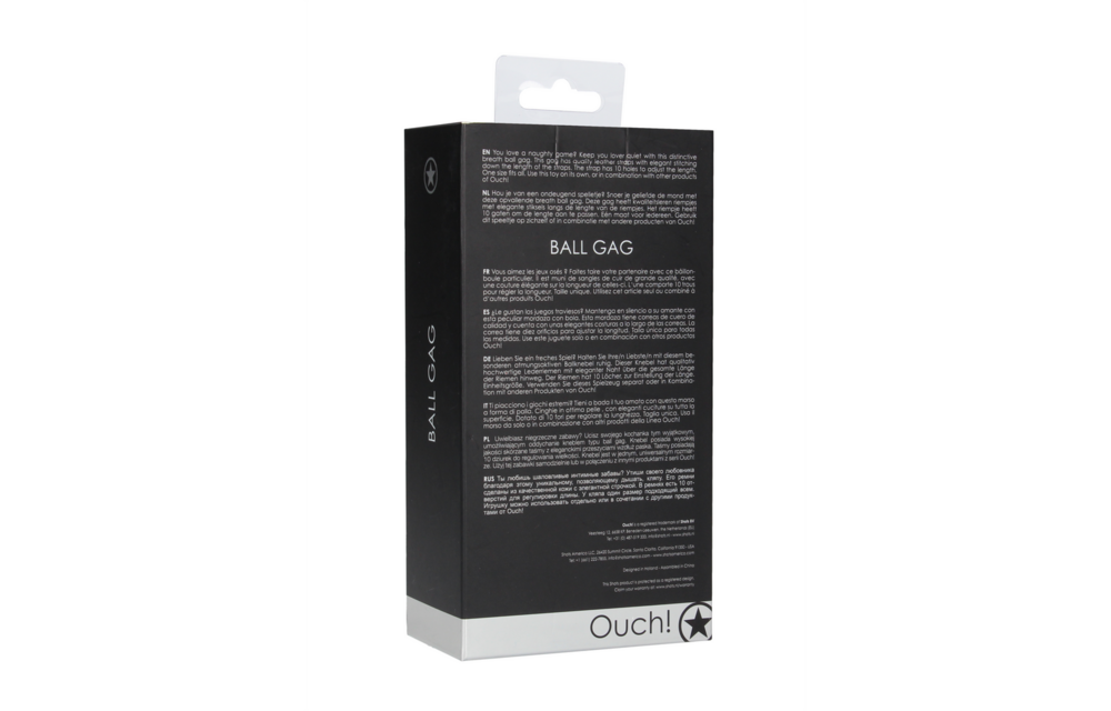 Ball Gag From Ouch! | Tough, Comfortable & Adjustable