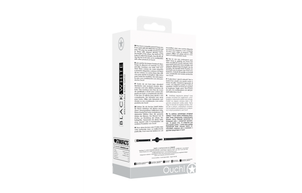 Ademende Ball Gag - Stijlvol & Verstelbaar Speelplezier