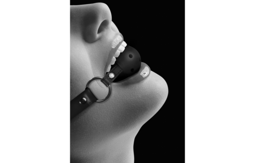 Ademende Ball Gag - Stijlvol & Verstelbaar Speelplezier