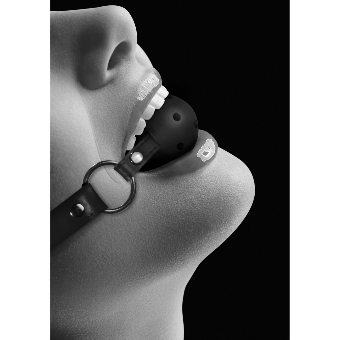 Atmungsaktiver Ball Gag – Stilvoll & verstellbar Spielspaß