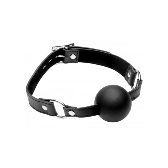 Xl Siliconen Ball Gag - Extreem Wijde Mondopening 5,1 Cm
