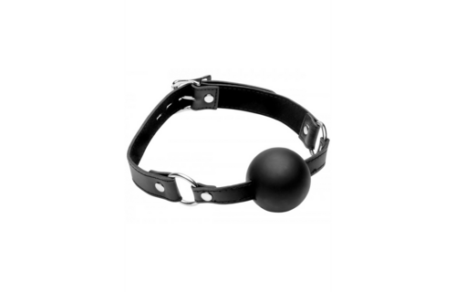 XL Silicone Ball Gag - Extremely Wide Mouth Opening 5.1 cm