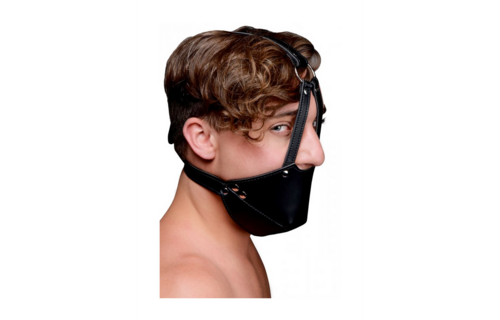 Mundgeschirr mit Ballknebel – Xr Brands, schwarz, 5,1 cm