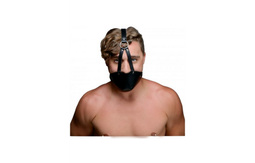 Mondharnas Met Ball Gag - Xr Brands, Zwart, 5,1 Cm