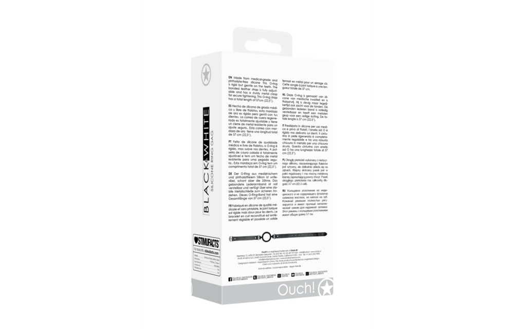 Siliconen Ring Gag – Comfortabel & Veilig Spel | Ouch!