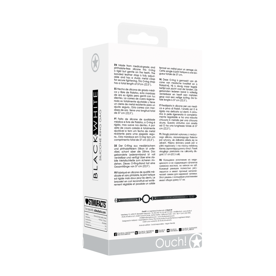 Silicone Ring Gag – Comfortable & Safe Play | Ouch!