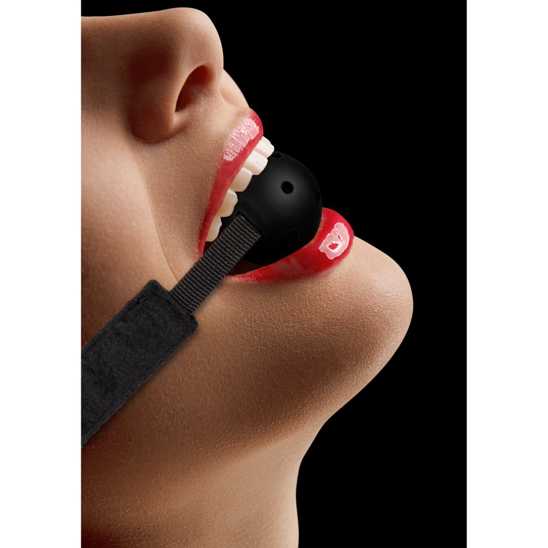 Verstelbare Ademende Ball Gag - Comfort & Controle Ouch!