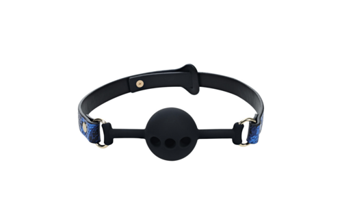 Florence Collection - Silicone Ball Gag - Blue