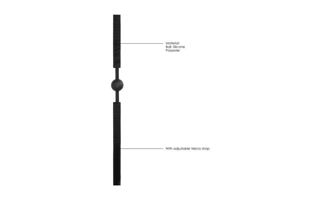 Adjustable Silicone Ball Gag – Ultimate Control & Comfort