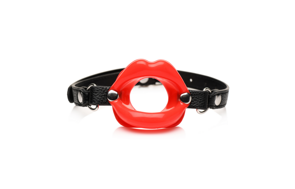 Juicy Lips Silikon-Mundknebel Rot – Kinky Spaß