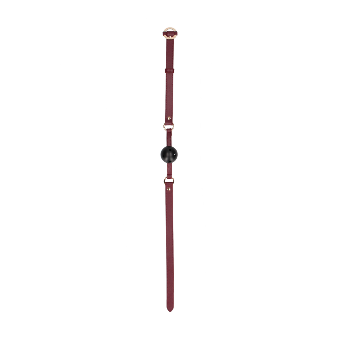 Atmungsaktiver Ballknebel Ouch Halo | Luxuriöser BDSM-Spaß & Komfort