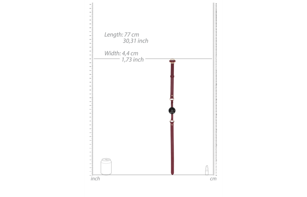 Atmungsaktiver Ballknebel