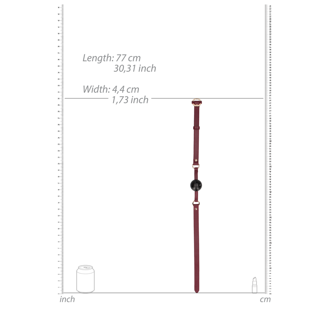 Ademende Ball Gag Ouch Halo | Luxe Bdsm Plezier & Comfort