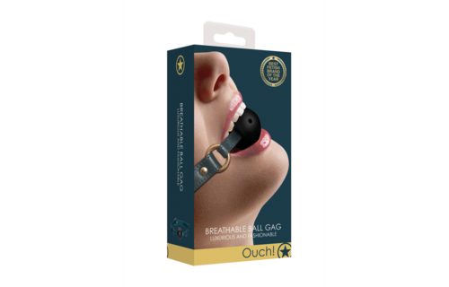 Ademende Ball Gag Ouch Halo – Luxe Bdsm Accessoire Comfort