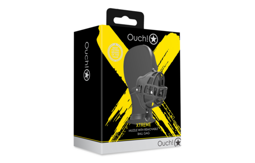 Mule with Removable Ball Gag Black – Ouch! By Shots