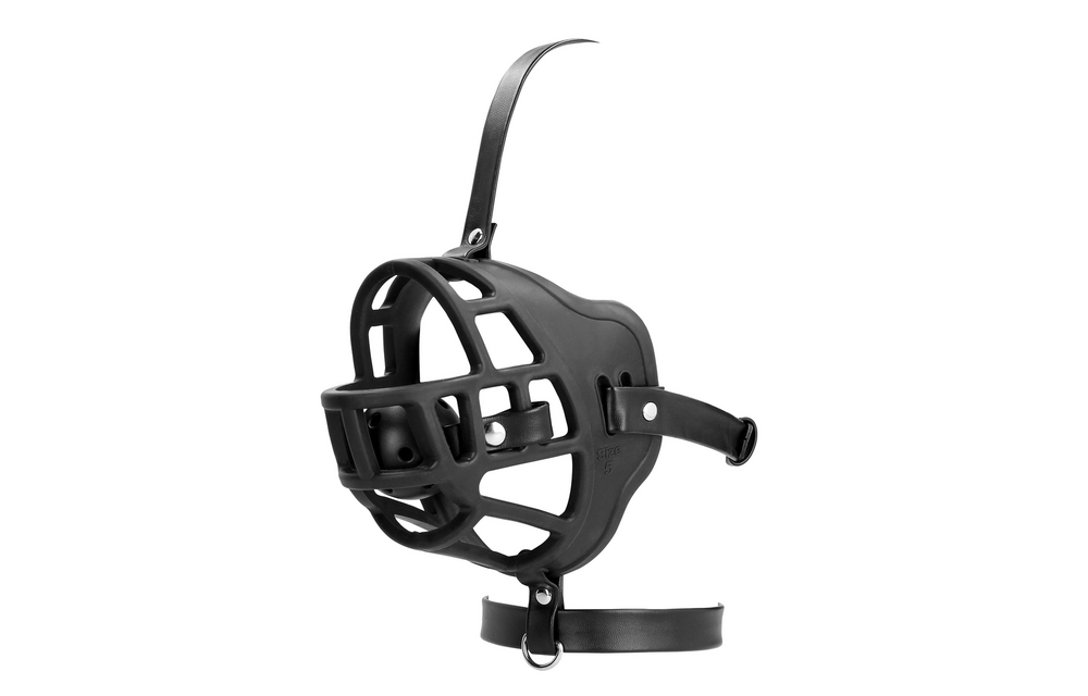 Muilezel Met Verwijderbare Ball Gag Zwart – Ouch! By Shots