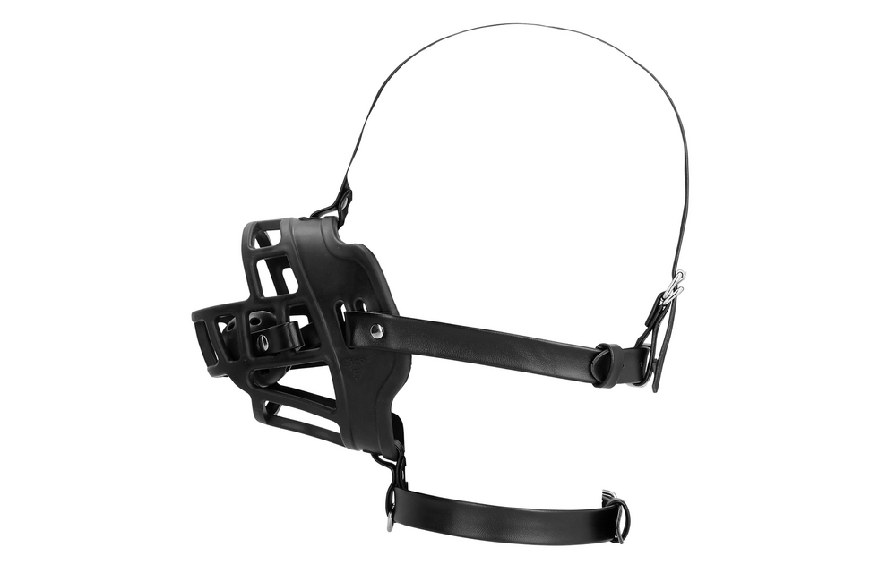 Muilezel Met Verwijderbare Ball Gag Zwart – Ouch! By Shots