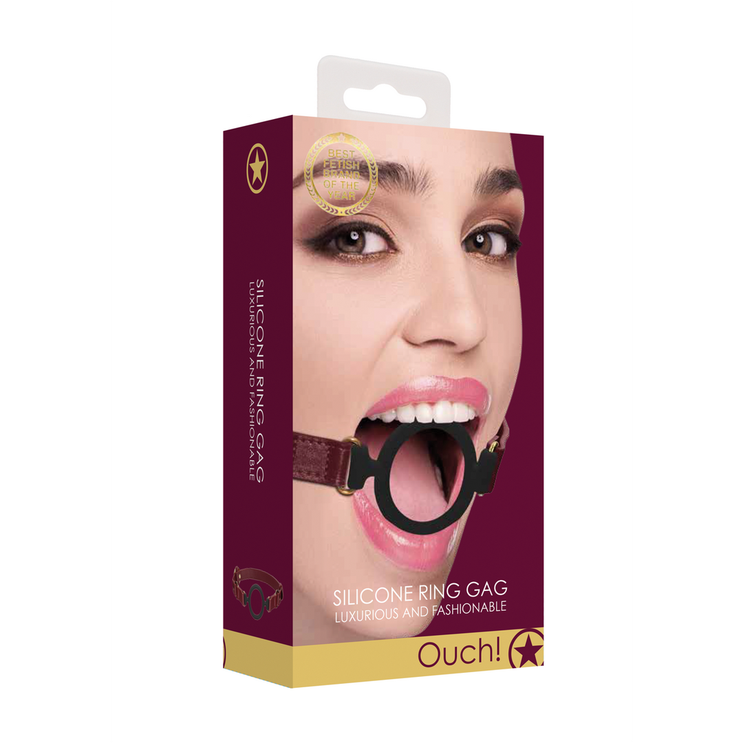Siliconen Open Ring Gag | Luxe Bdsm Accessoire Ouch Halo