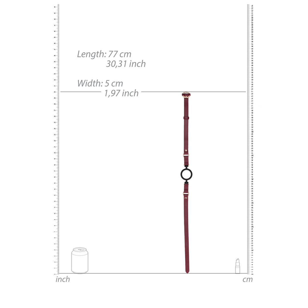 Silicone Open Ring Gag | Luxury BDSM Accessory Ouch Halo