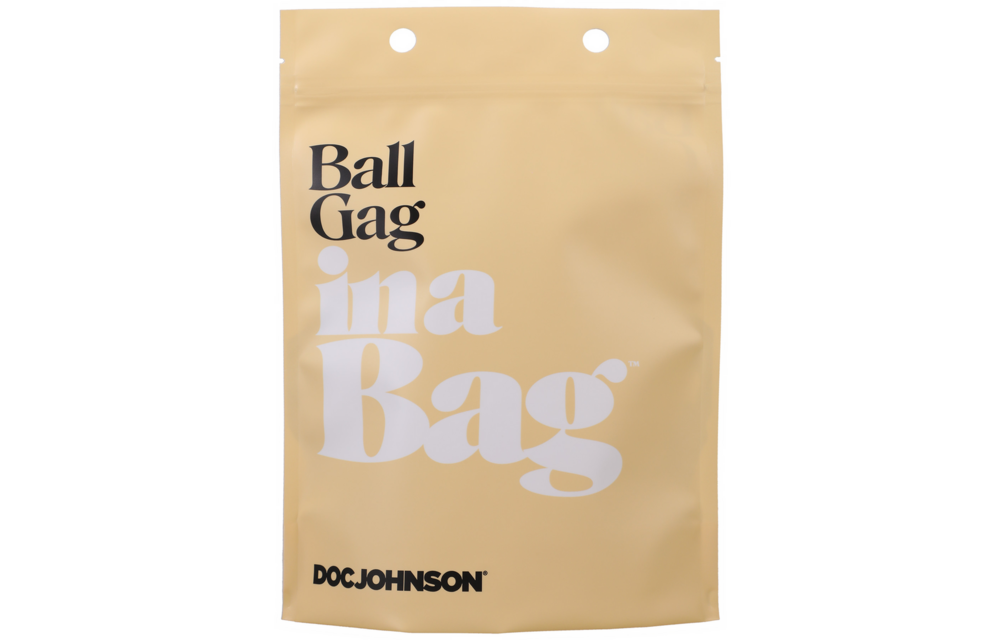 Vegan Leather Ball Gag - Comfort & Control | Doc Johnson