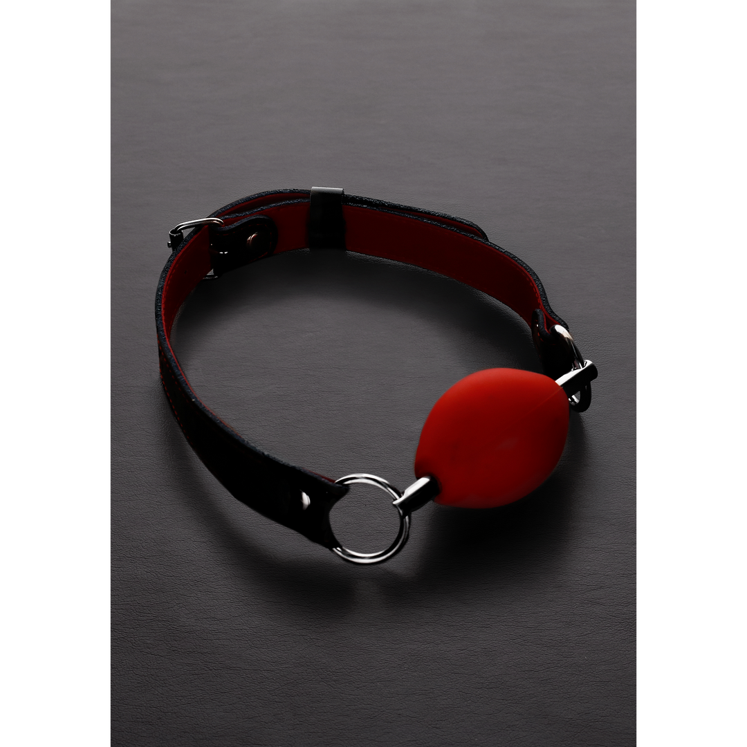 Oval Silicone Ball Gag – Quiet, Comfortable & Adjustable