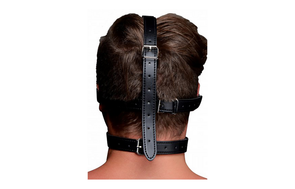 St Blindfold-Harness mit Ballknebel – Intensives Vergnügen!