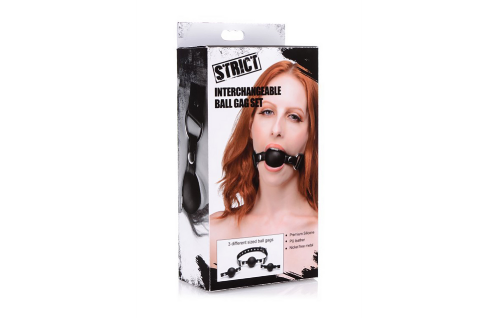 Interchangeable Silicone Ball Gag – Comfort & Style | Xr Brands