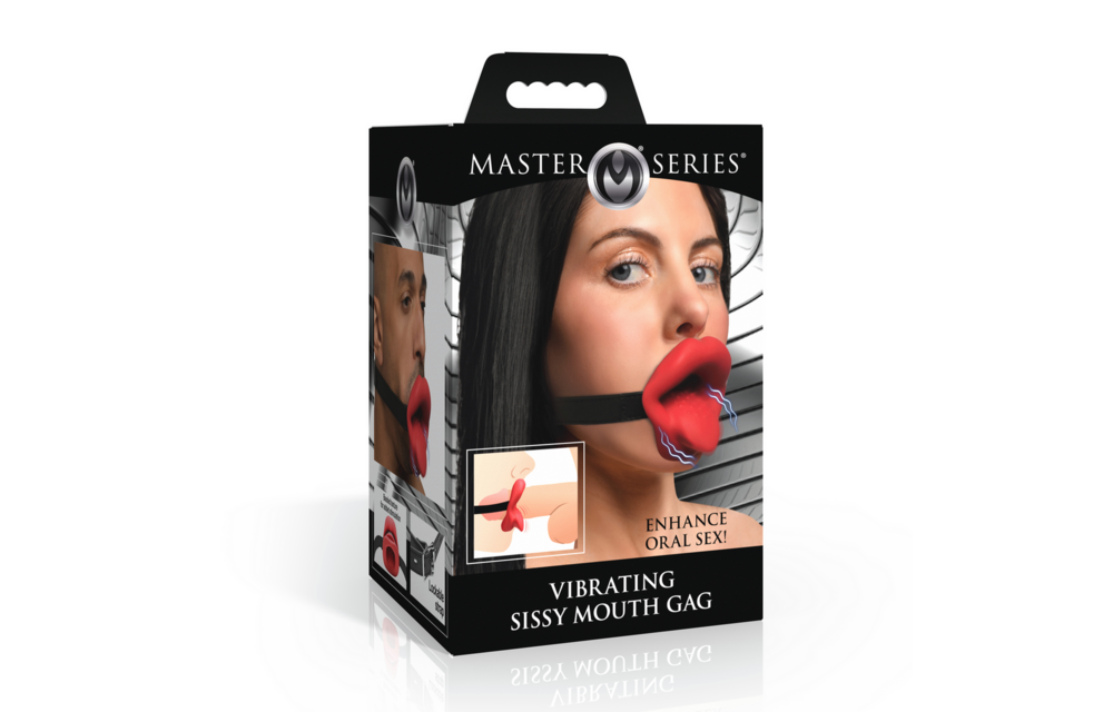 Sissy Vibrating Mouth Gag Red – Ultimate Pleasure & Sensation