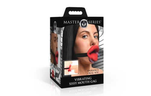 Sissy Vibrating Mouth Gag Red – Ultimate Pleasure & Sensation