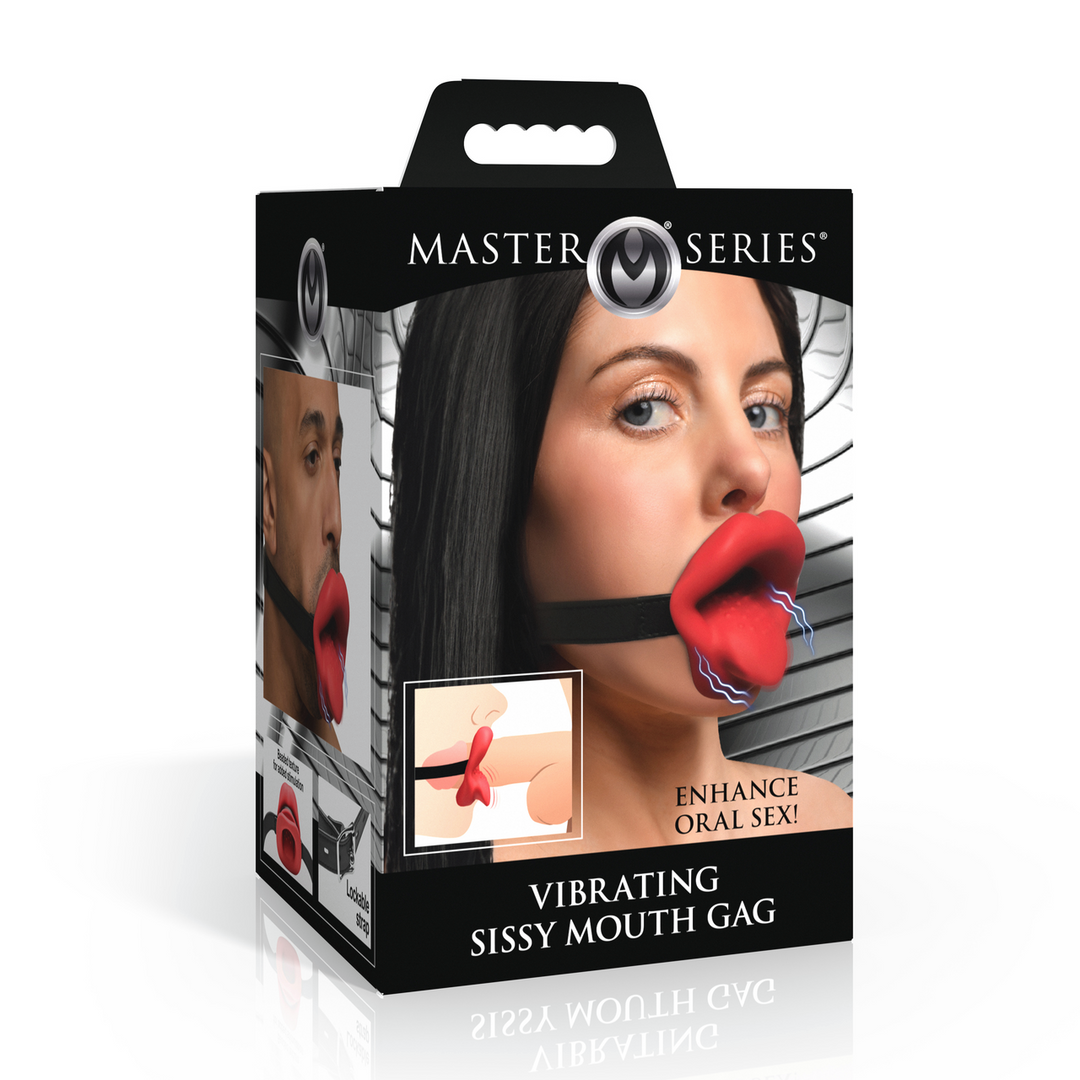 Sissy Vibrating Mouth Gag Red – Ultimate Pleasure & Sensation