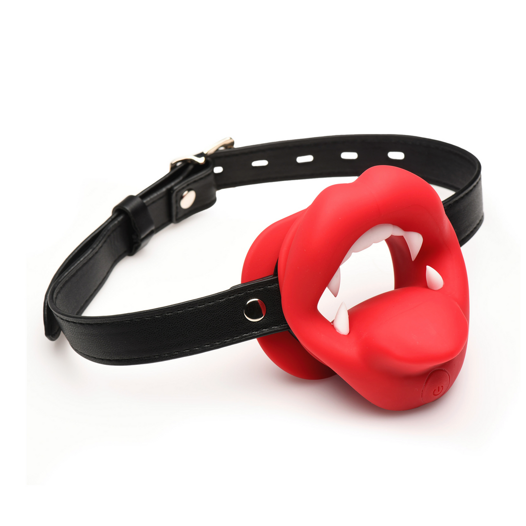 Vampire Vibrating Mouth Clamp Red – Sensual & Exciting