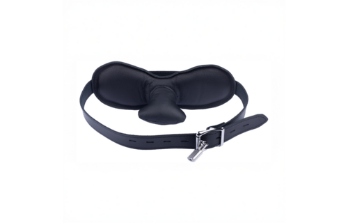 Leren Knevel Zwart – Comfortabele, Duurzame Leren Gag