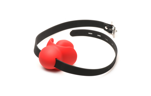 Mouth Gag Red | Xr Brands Extreme Silicone Ball Gag
