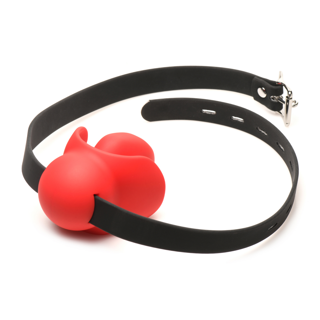 Mouth Gag Red | Xr Brands Extreme Silicone Ball Gag