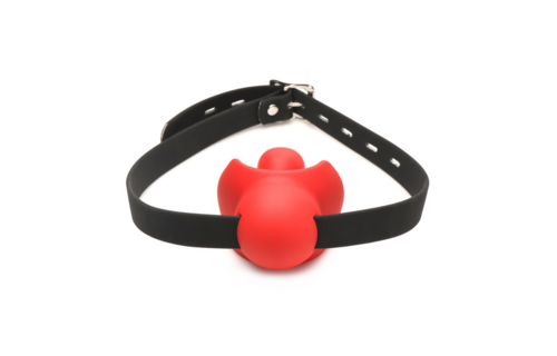 Mondknevel Rood | Xr Brands Extreme Siliconen Ball Gag