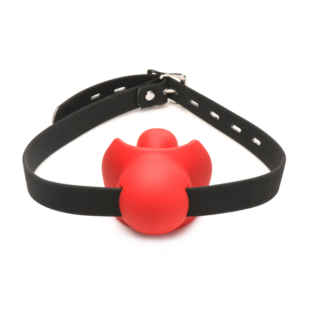 Mondknevel Rood | Xr Brands Extreme Siliconen Ball Gag