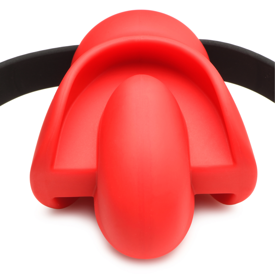 Mouth Gag Red | Xr Brands Extreme Silicone Ball Gag