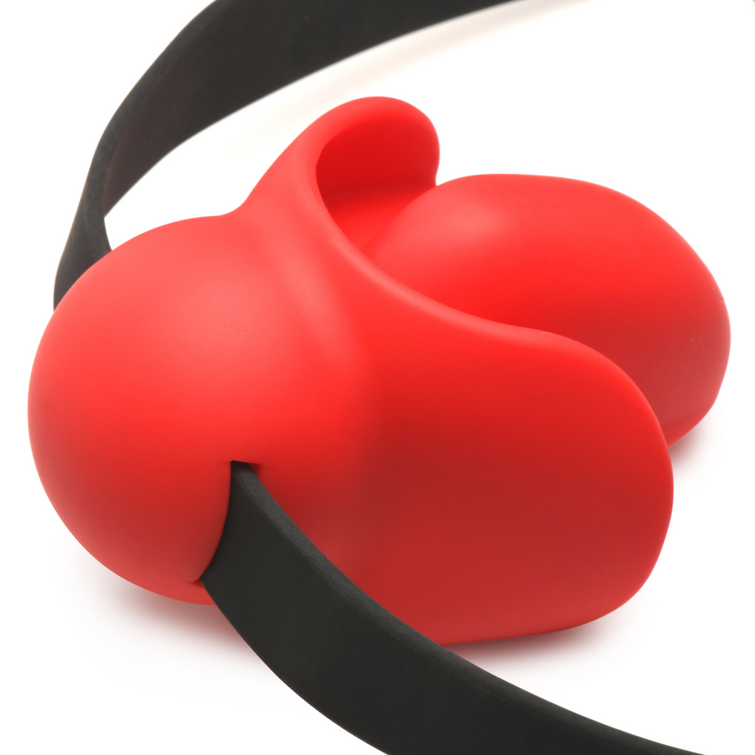 Mouth Gag Red | Xr Brands Extreme Silicone Ball Gag