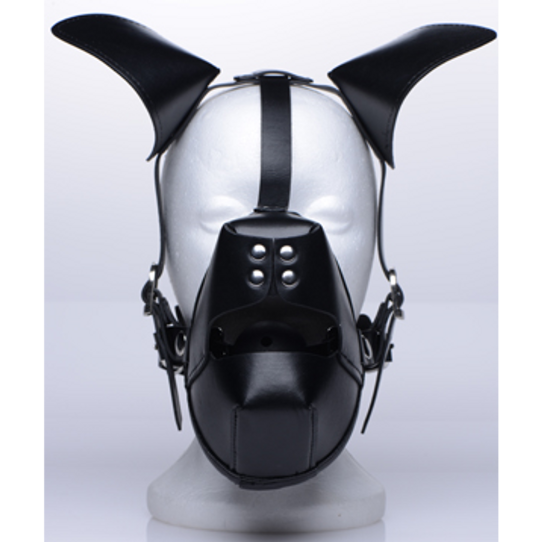 Puppy-Spielmaske + atmungsaktiver Ballknebel | Kinky Puppy Play Gear