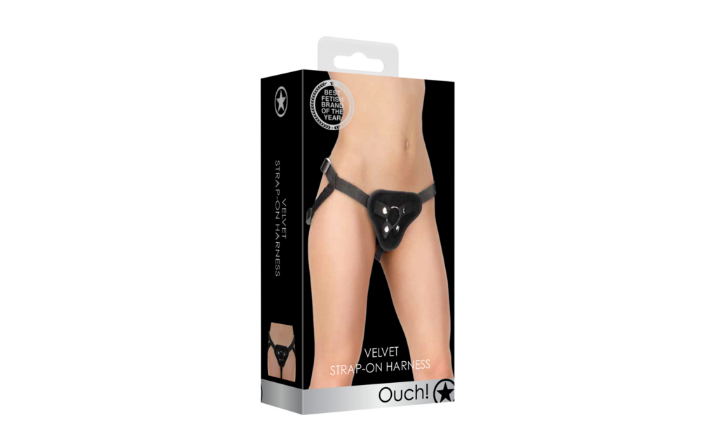 Adjustable Ouch! Harness With O-Ring For Strap-On Fun