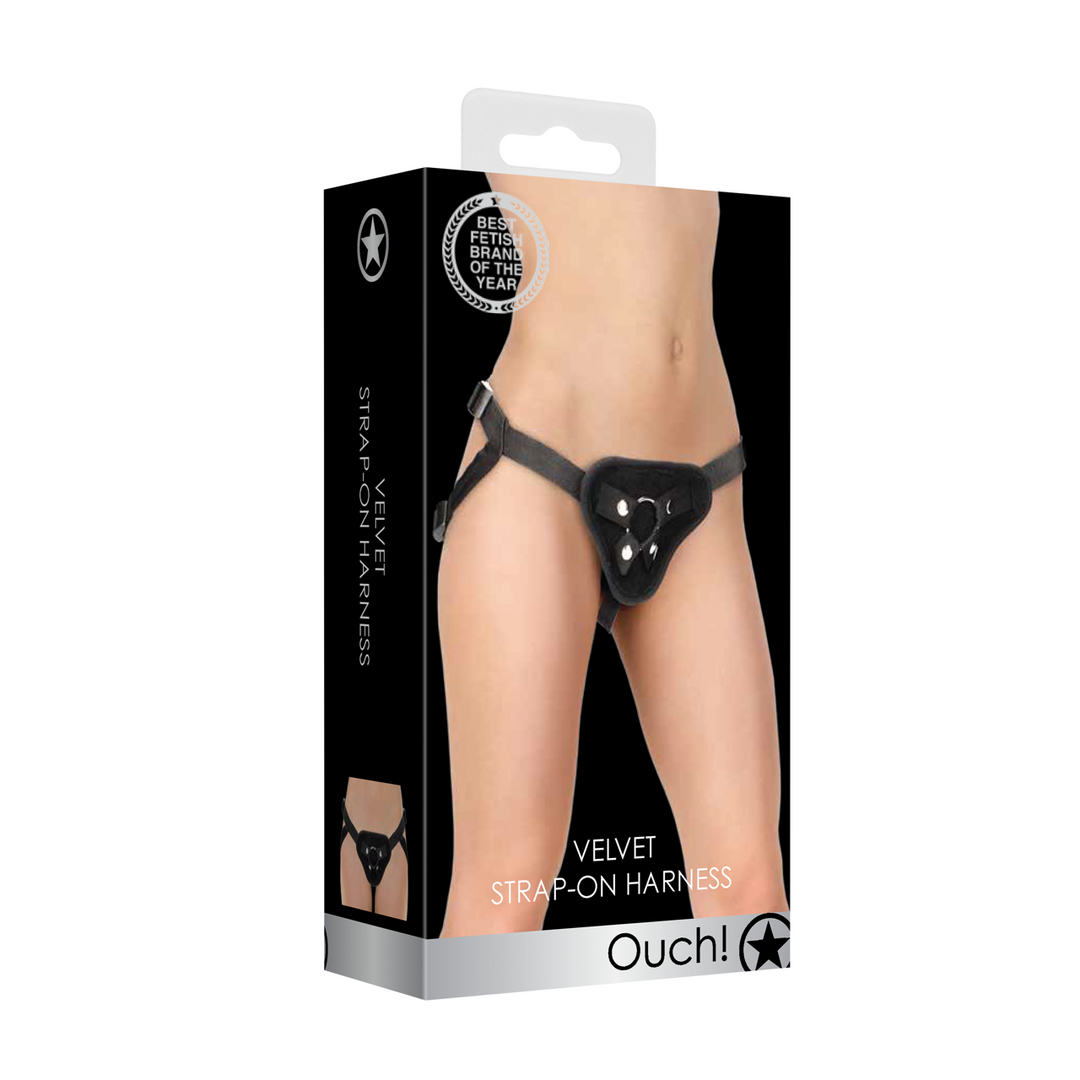 Verstellbares Ouch! Geschirr mit O-Ring für Strap-On-Spaß