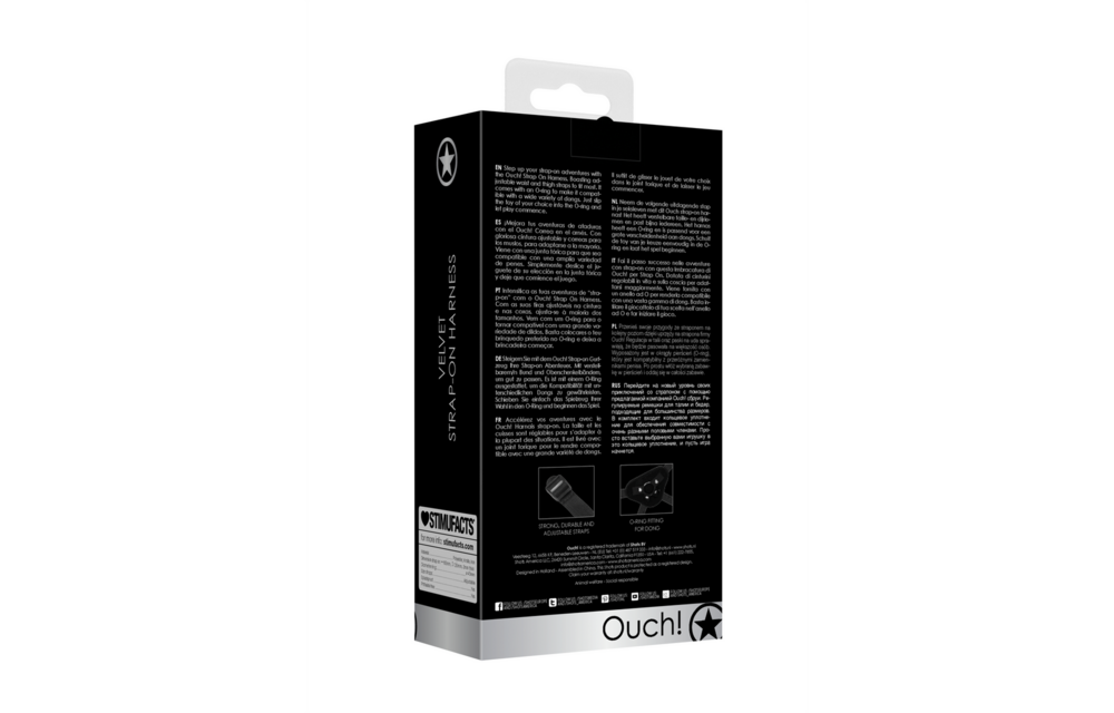 Adjustable Harness with O-Ring for Dildo